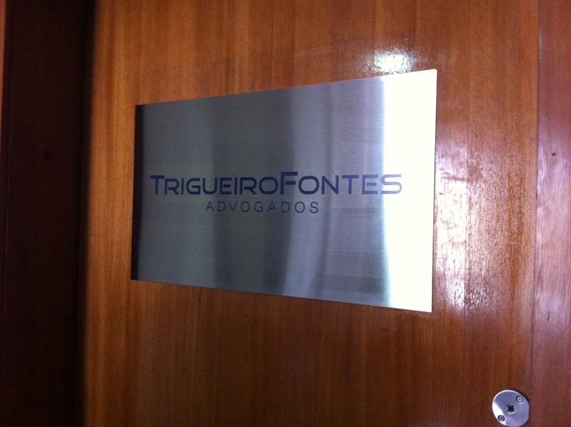 Placa de Comunicação Visual Personalizada CV15