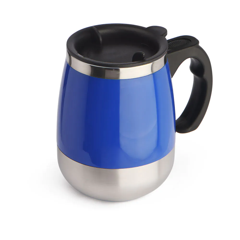 Caneca plástica mixer em inox 400ml - Imagem 4