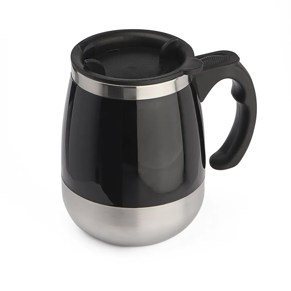 Caneca plástica mixer em inox 400ml - Imagem 3