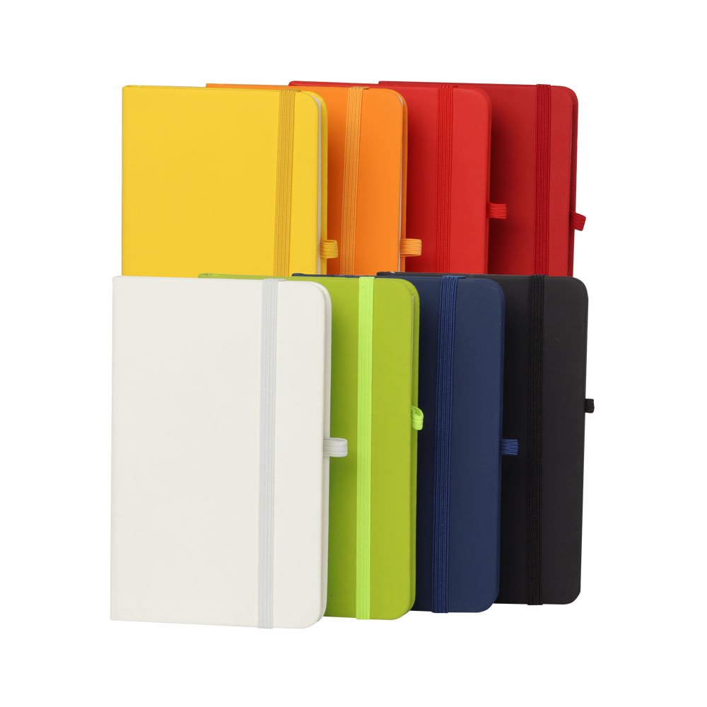Caderno A6 tipo Moleskine Capa Dura