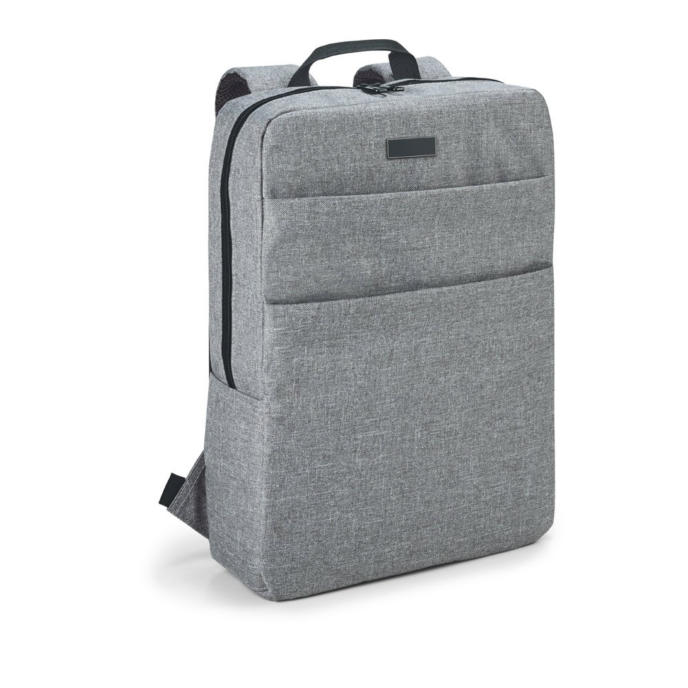 GRAPHS PLATE. Mochila para notebook 15.6'' em 600D de alta densidade com placa para personalização 10 L - Imagem 4