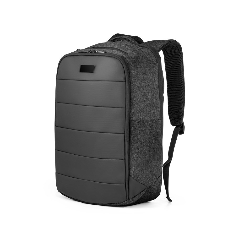 MUNIQUE. Mochila para notebook em 300D de alta densidade, com divisória para notebook 17" 21 L