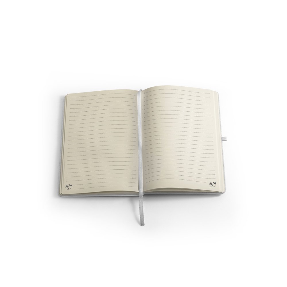ANNE SUB. Caderno A5 de capa dura em PET 100% reciclado 300D ideal para personalização em sublimação - Imagem 4