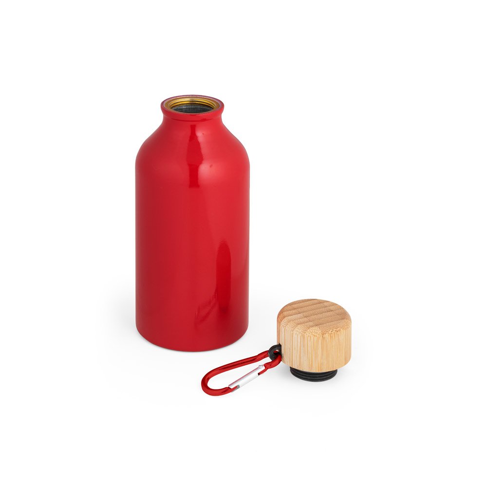 ROUSEY. Squeeze em alumínio 100% reciclado com cor sólida brilhante 400 mL - Imagem 6